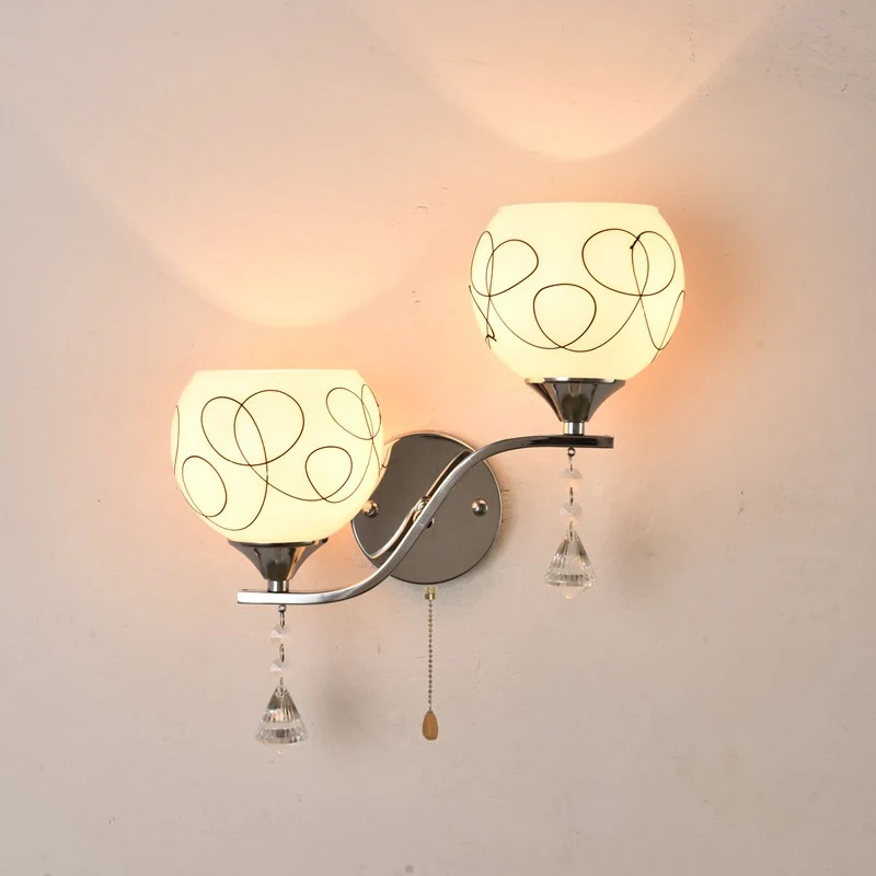 Modern Elegante Doppel-Glühbirnen Wandleuchte