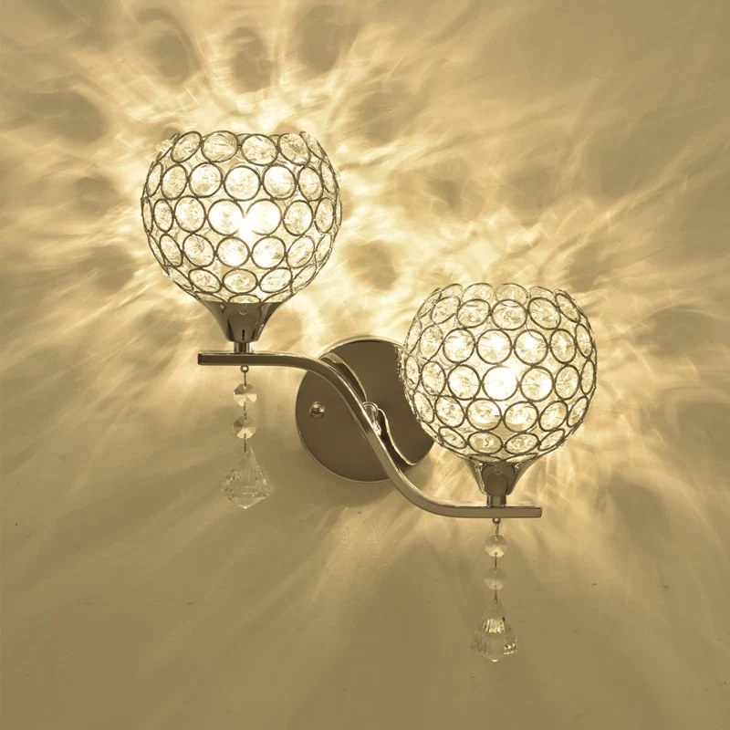 Kristallakzent-Wandlampe