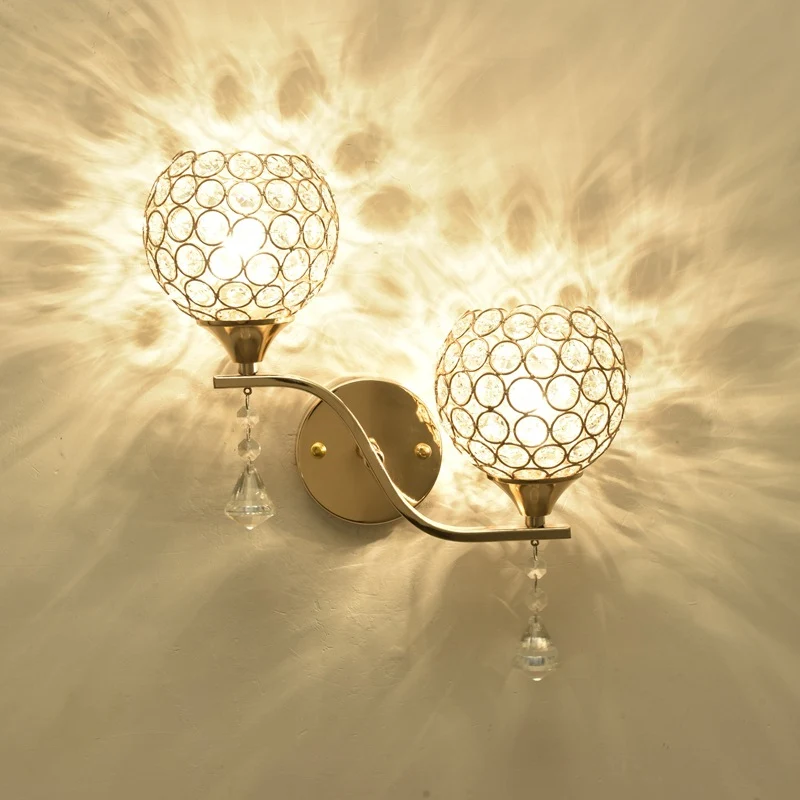Kristallakzent-Wandlampe