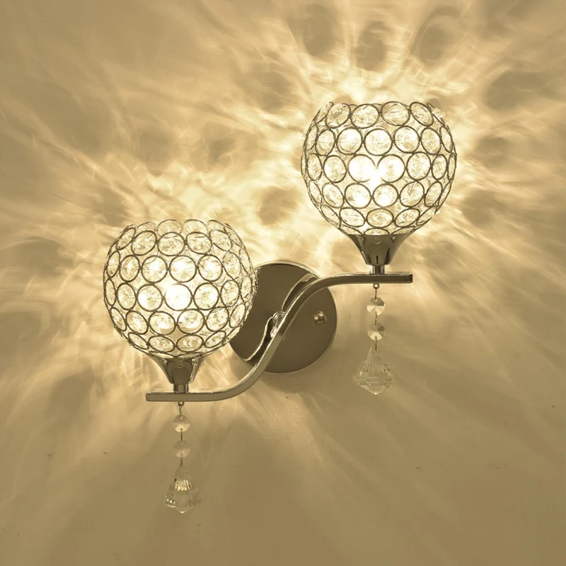 Kristallakzent-Wandlampe