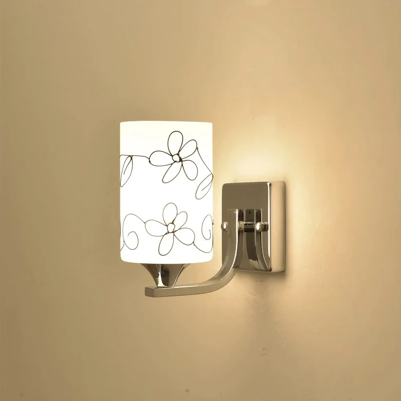 Künstlerisches Blumen Design Wandlampe