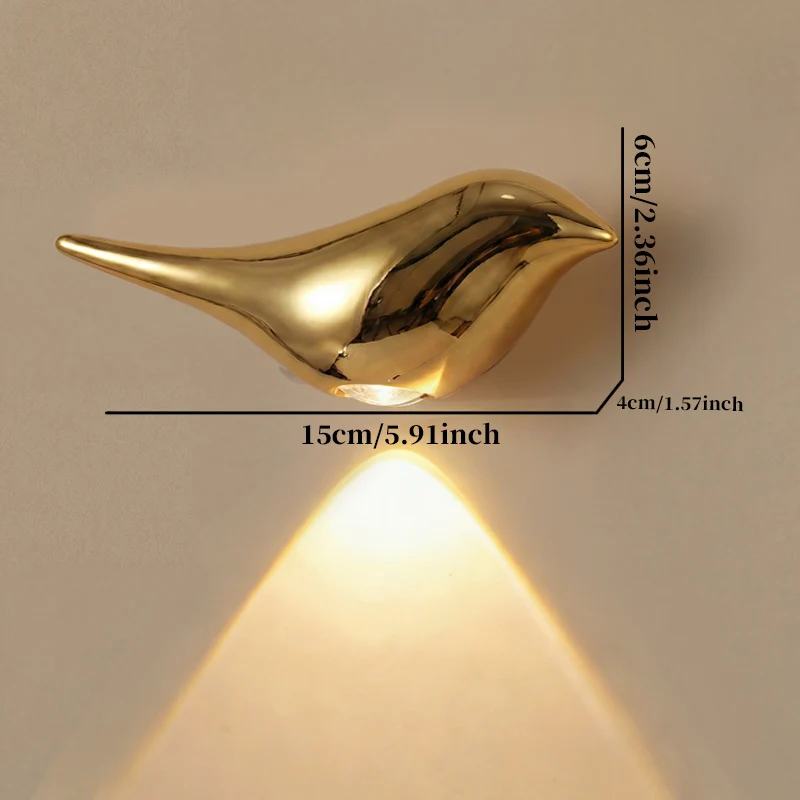 Dekorative Vogel Form