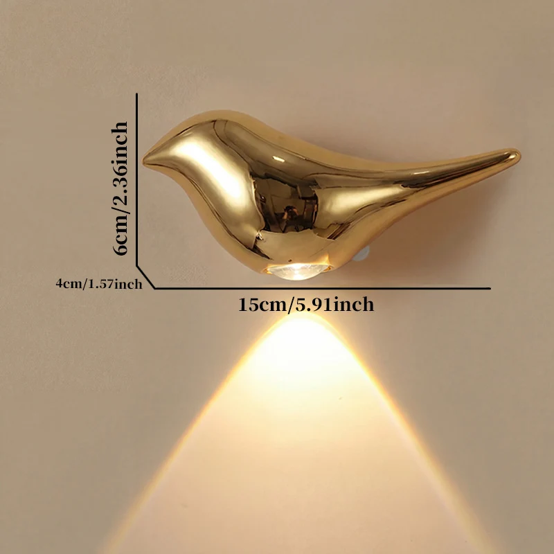 Dekorative Vogel Form