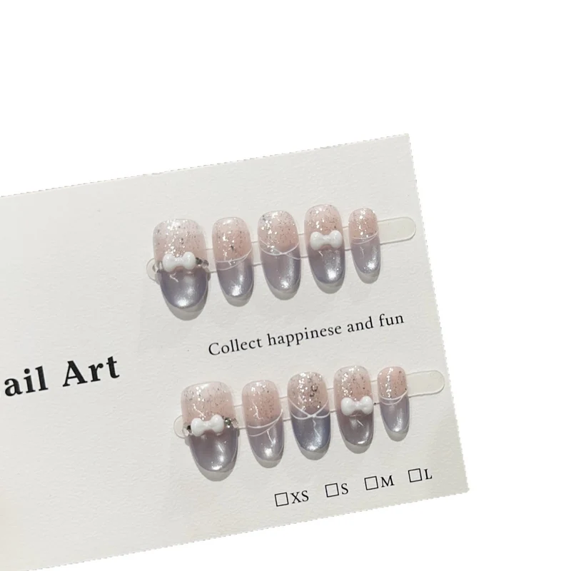 Stylisches Press-On Nageldesign-Set