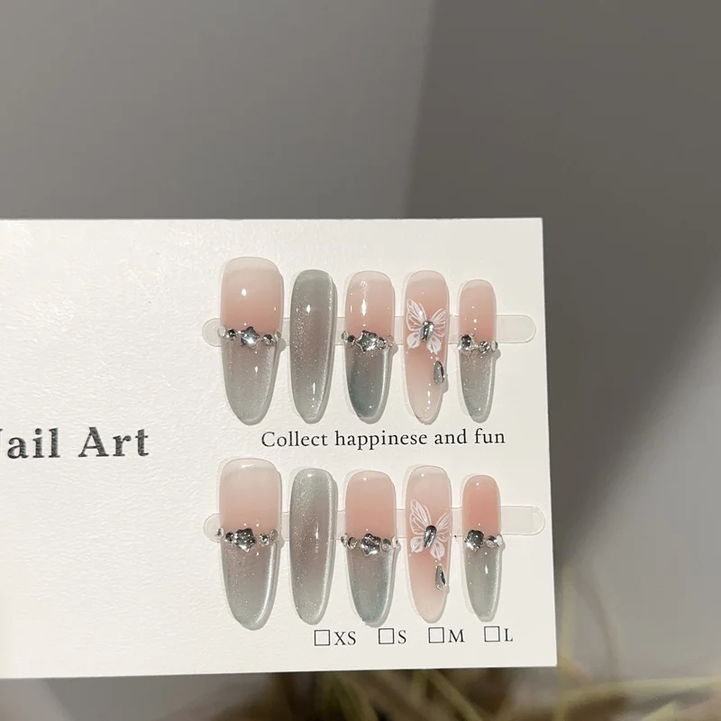 Premium Dekorative Press-On Nagelkunst