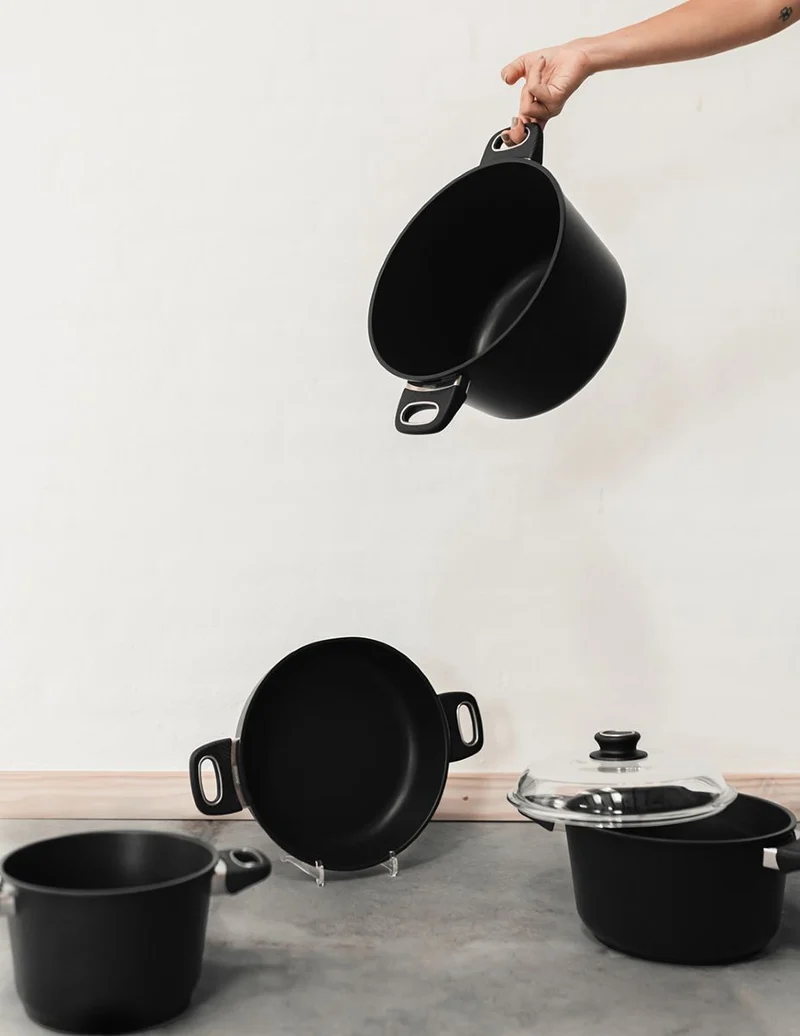 Gastrolux Guß Kochtopf EVO mit innovativer mineralischer Beschichtung