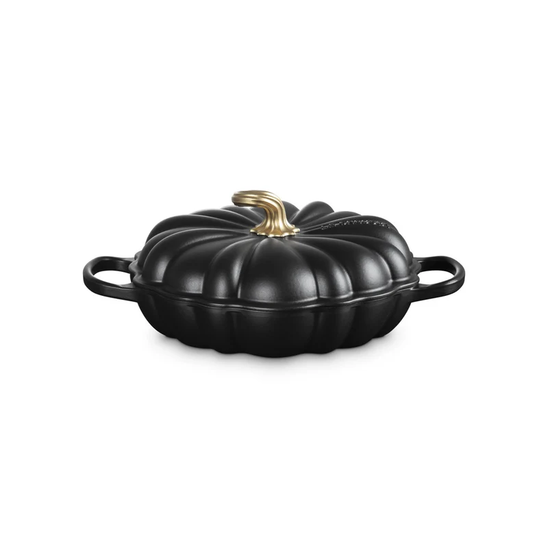 Le Creuset - Signature Pompoen Campagnard Zwart 28 cm