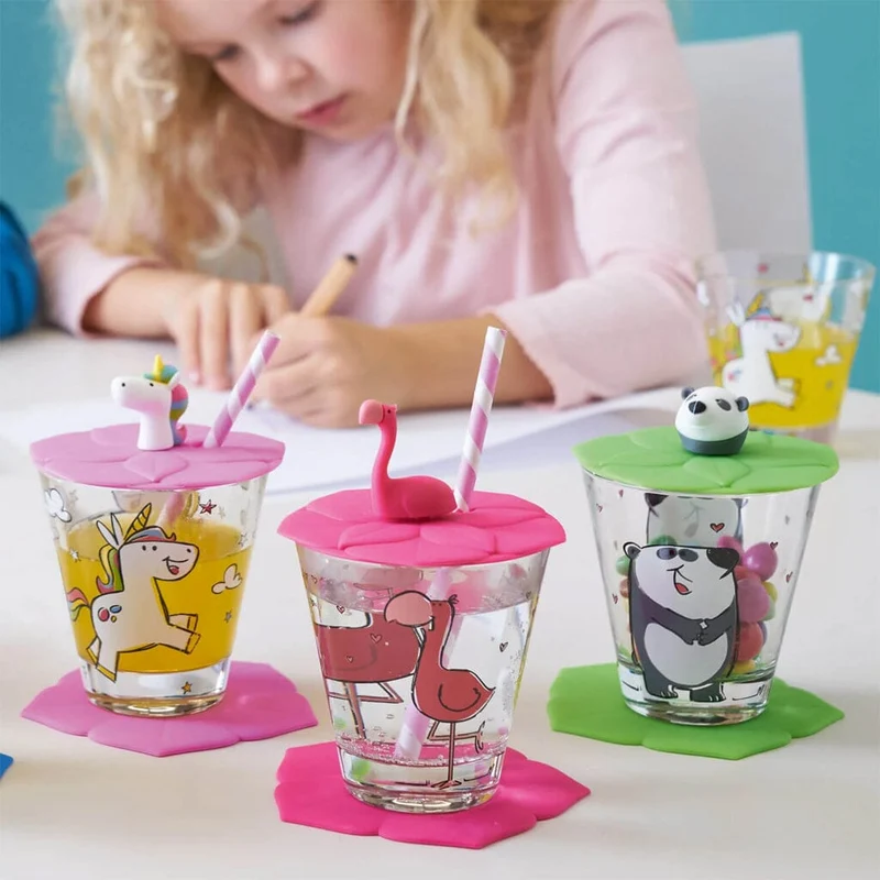 Leonardo - Bambini Deckel Einhorn rosa