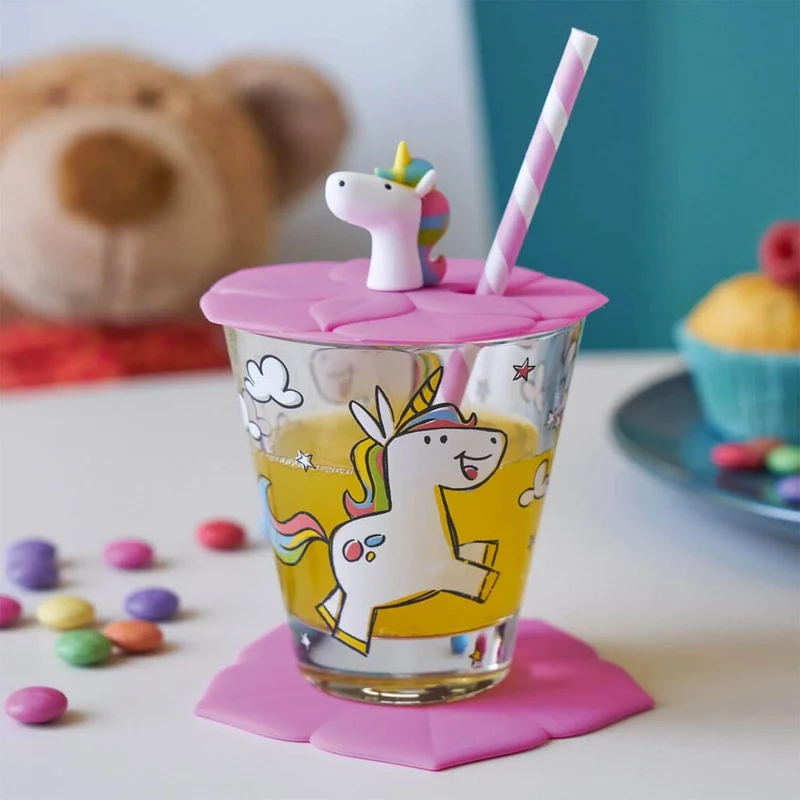 Leonardo - Bambini Deckel Einhorn rosa