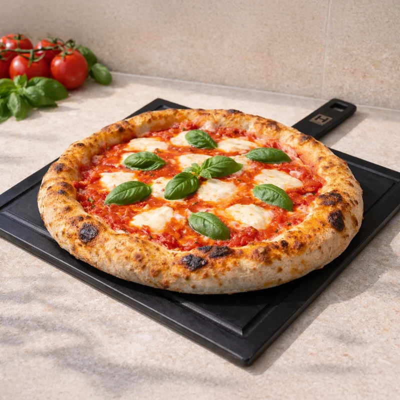 HENSSLERS Pizza Brett (30x30cm) Holzfaser