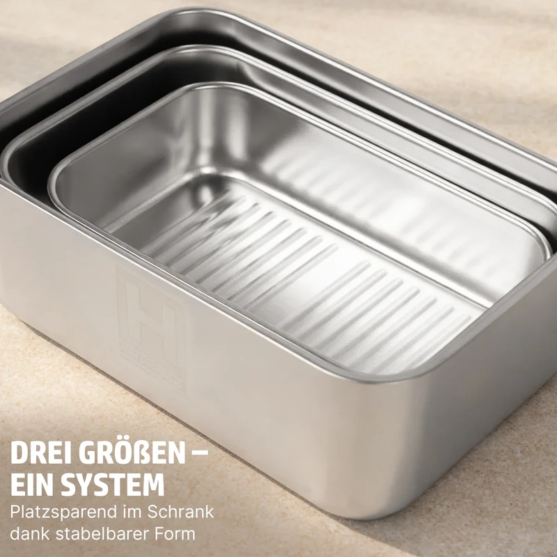 HENSSLERS Brotdosen 3er-Set