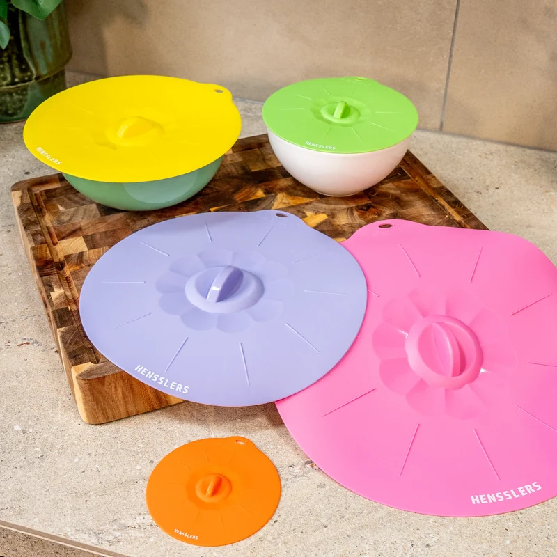 HENSSLERS 5er Silikondeckel Set