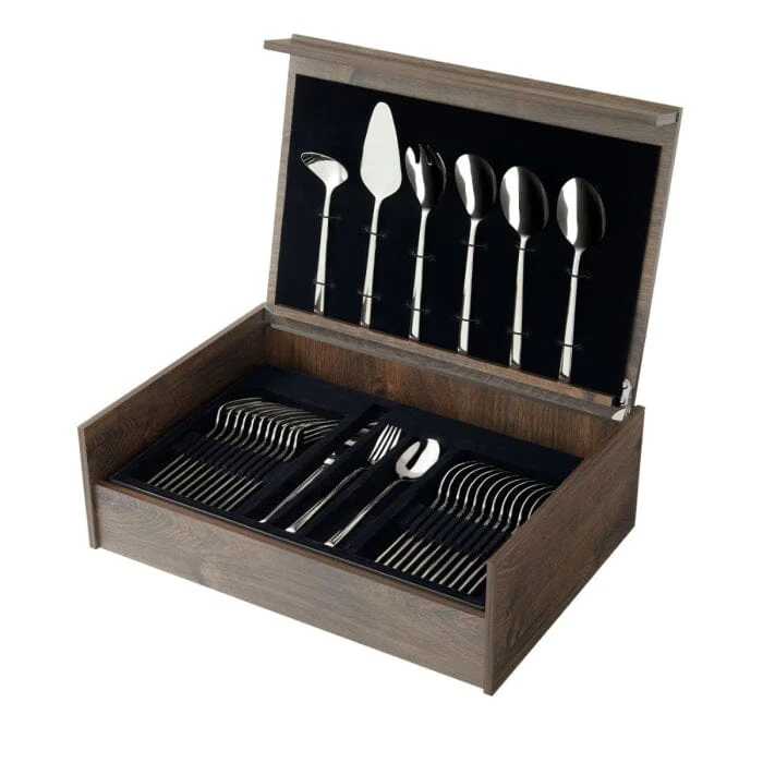 Amefa - Ventura 78-teiliges Besteckset für 12 Personen - Silber