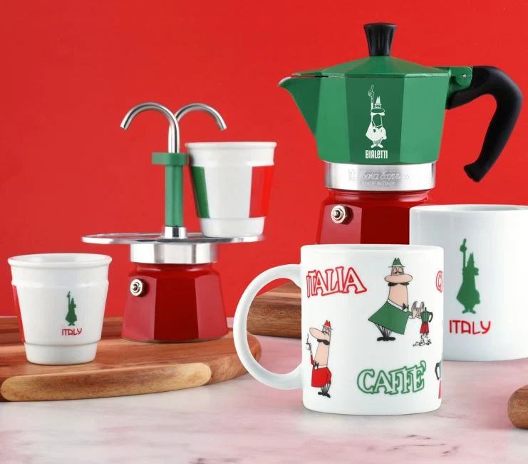 Bialetti Espressokocher Moka Express Tricolore
