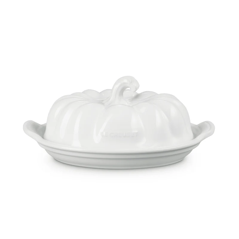 Le Creuset - Butterdose Kürbis Weiß