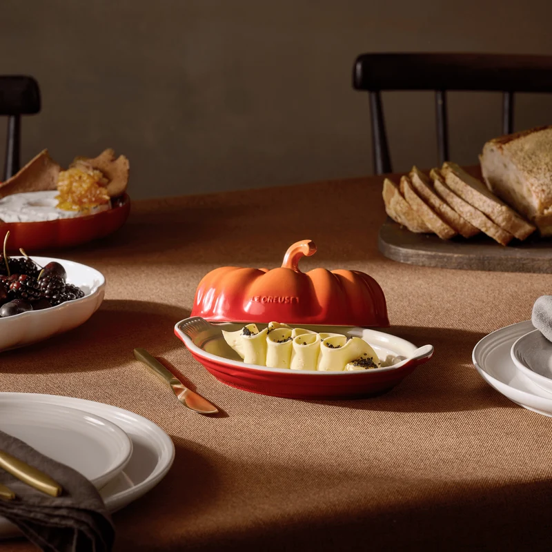 Le Creuset - Butterdose Kürbis Weiß