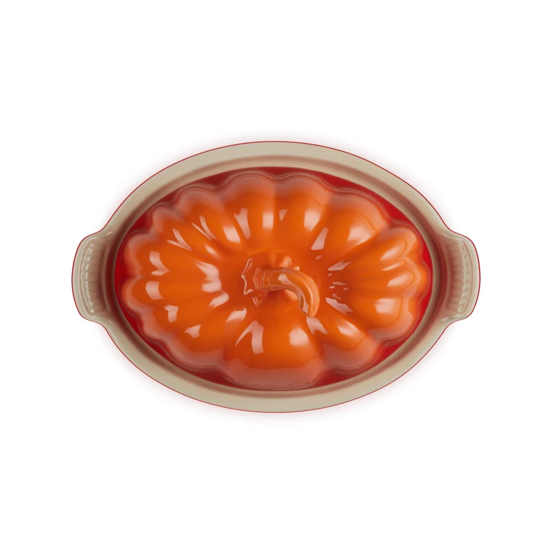 Le Creuset - Butterdose Kürbis Orange-Rot