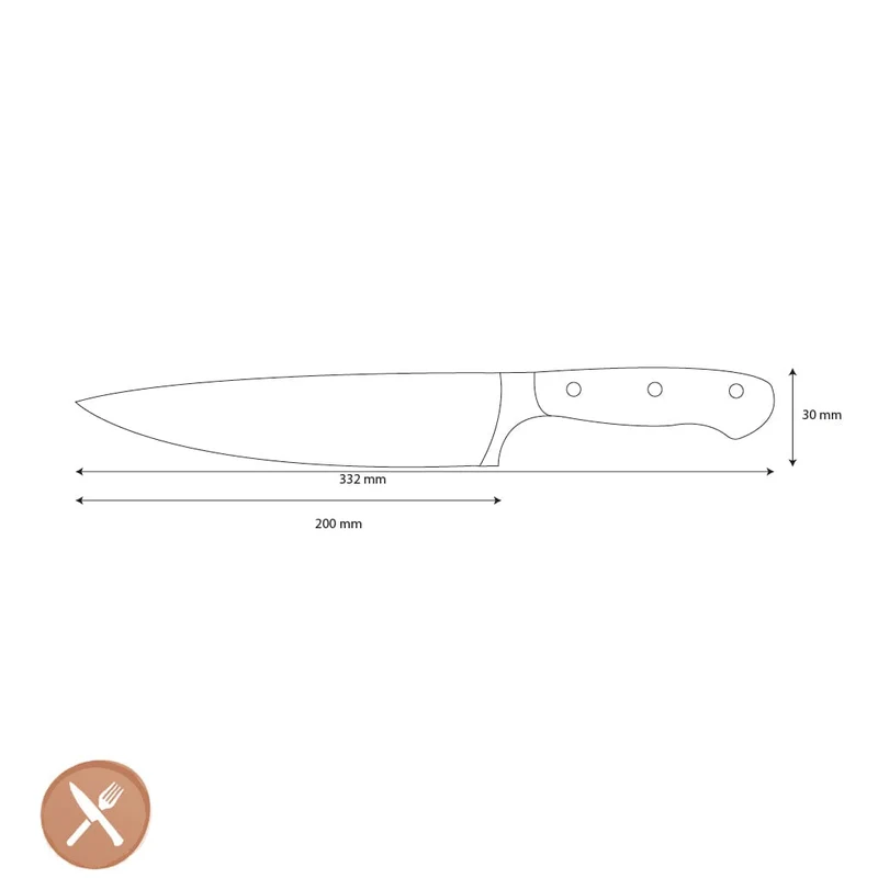 Wüsthof - Classic Fresh Rosemary Kochmesser 20 cm