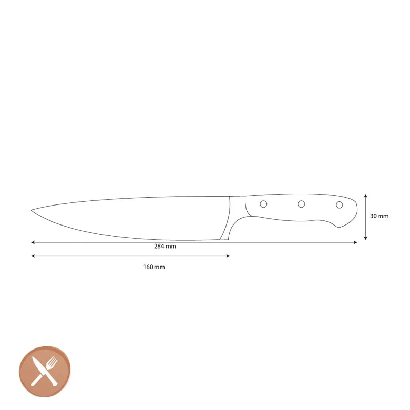 Wüsthof - Klassisches Kochmesser Wilde Blaubeere 16 cm