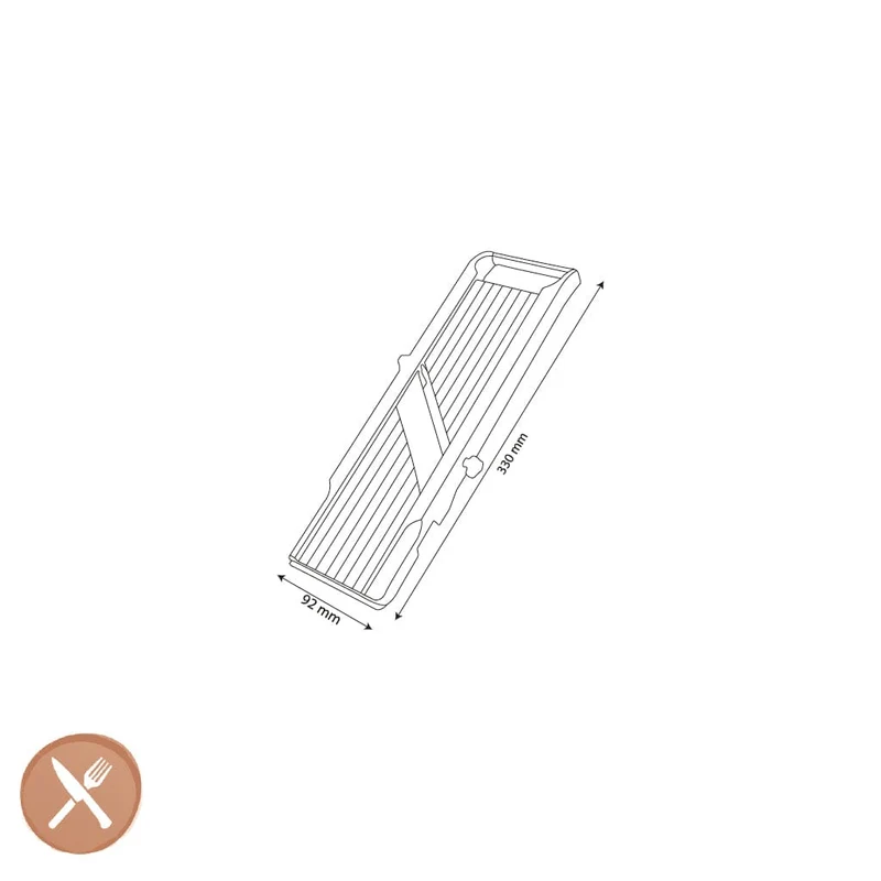 Benriner - Japanische Mandoline 6,4 cm mit 3 Klingen