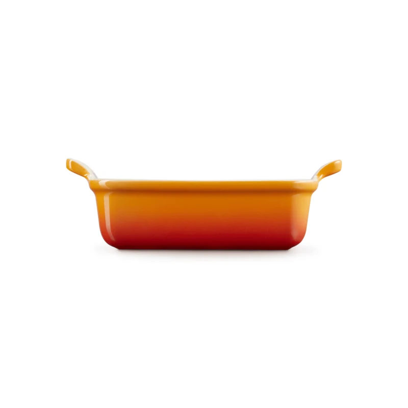 Le Creuset - Heritage Auflaufform rechteckig Orange-Rot 19 x 14 cm