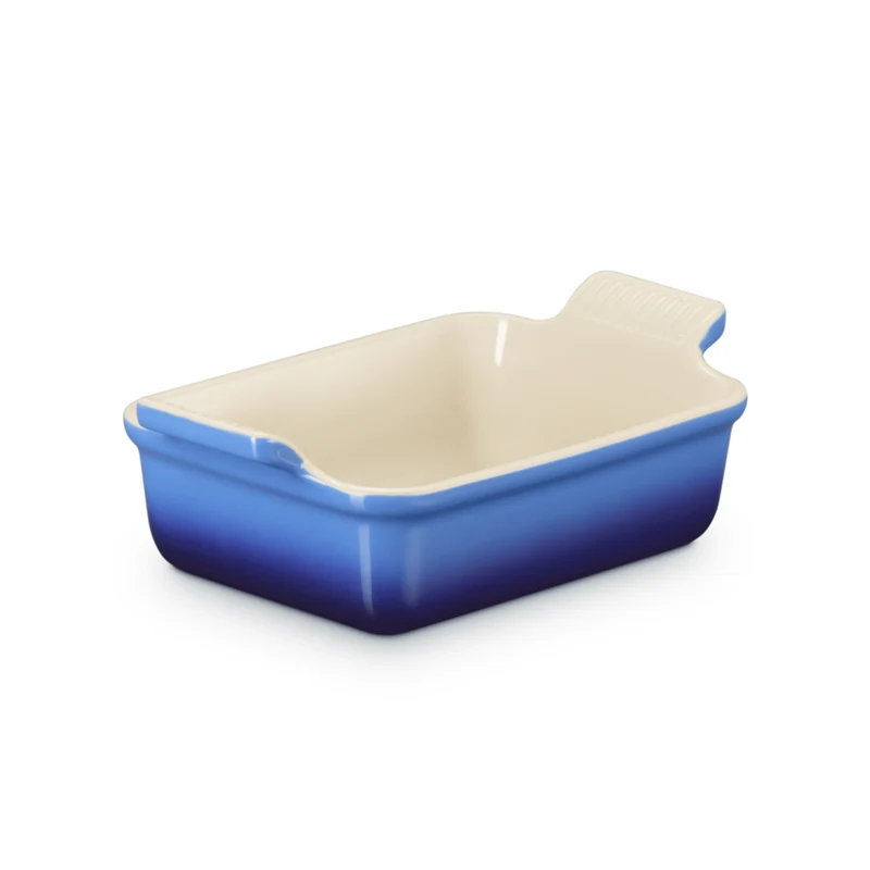 Le Creuset - Heritage Auflaufform rechteckig Azurblau 19 x 14 cm
