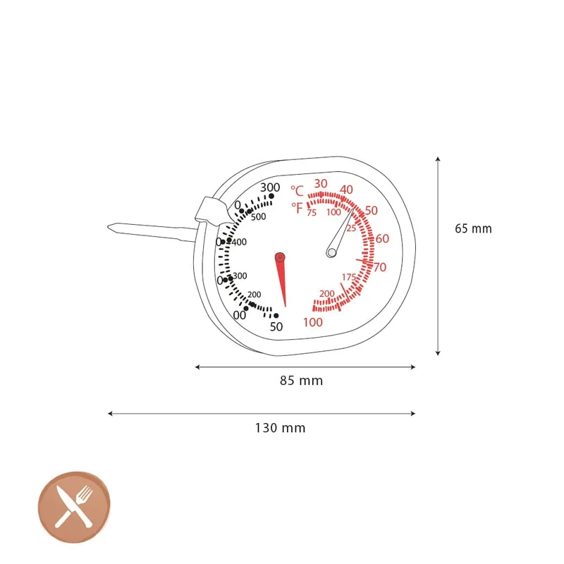 GEFU - 3-in-1 Braten- und Backofenthermometer