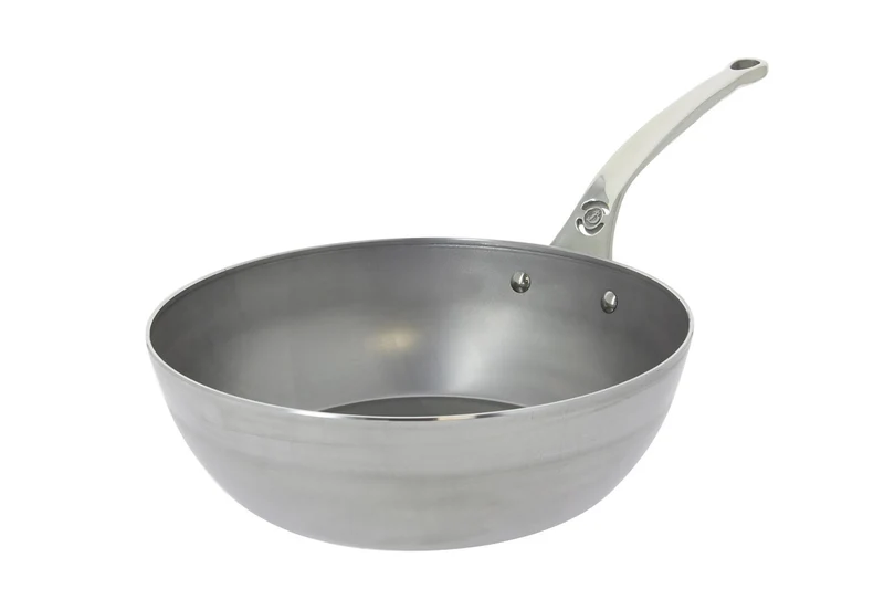 de Buyer Eisenpfanne/Sauteuse Mineral B Pro mit Edelstahlgriff 28cm