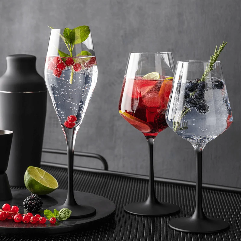 Villeroy & Boch Manufacture Rock Rotweinglas, 4 Stück, 470ml
