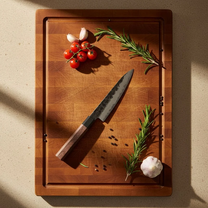 Shinrai Knives - Kurayami 7-teiliges Damastmesserset