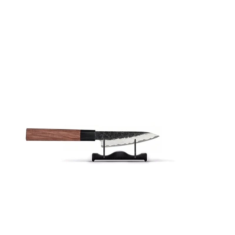 Shinrai Knives – Kurayami 5-teiliges Damastmesser-Set – Kochmesser + Brotmesser + Nakiri + Büromesser + Schälmesser