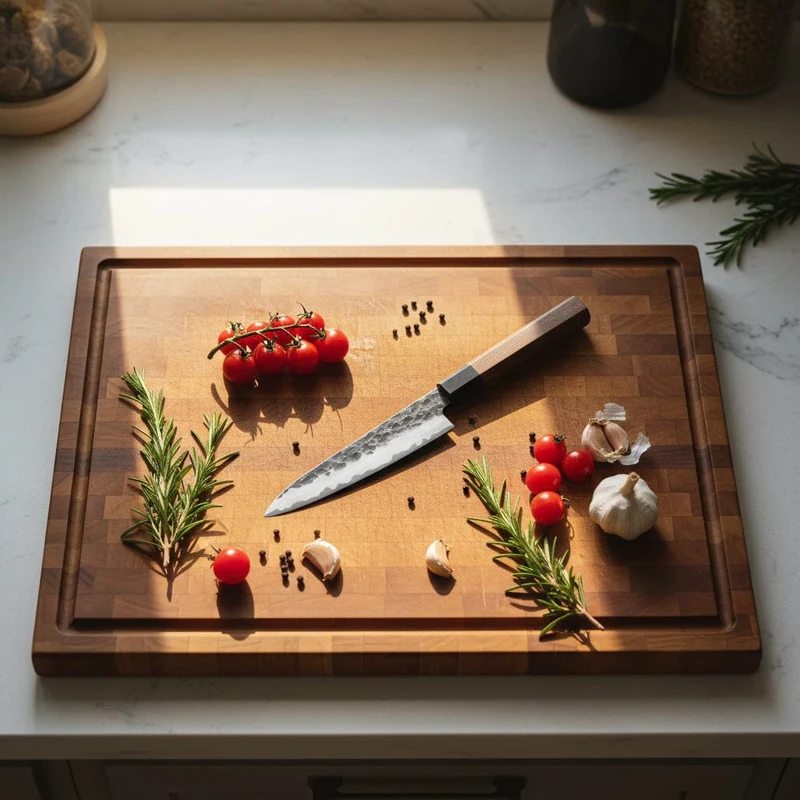 Shinrai Knives - Kurayami 7-teiliges Damastmesserset