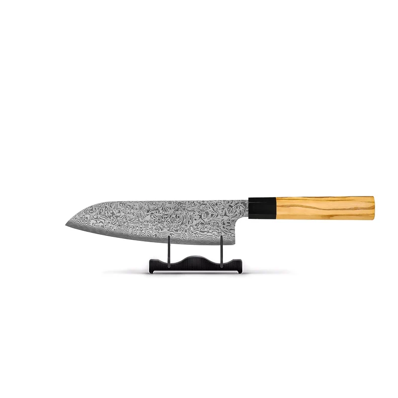 Shinrai Knives – Takumi Kaza 3-teiliges Damastmesser-Set – Kochmesser + Santoku + Schälmesser