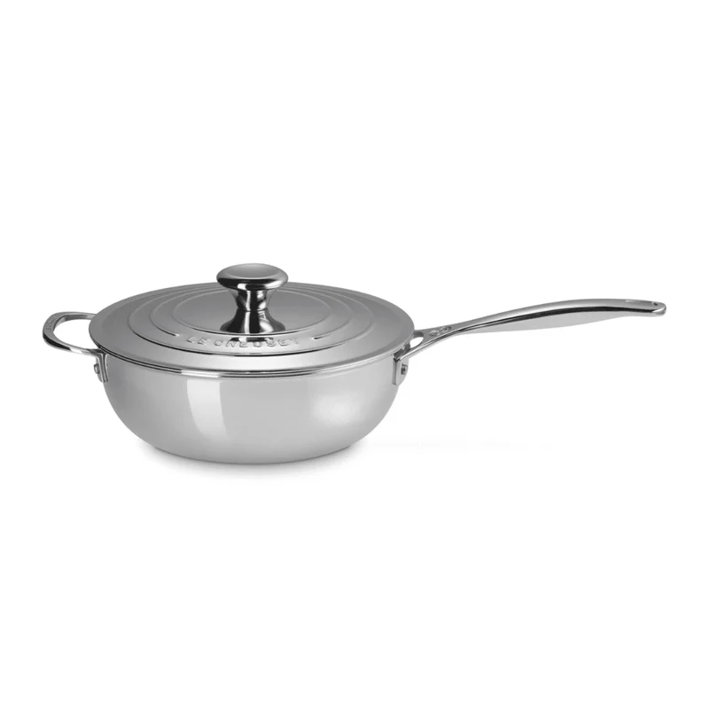 LeCreuset - Signature Sauté Pan Chef mit Anti-Backblech 24cm 3,3l