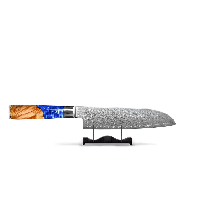 Shinrai Knives - Epoxy Sapphire 6-teiliges Damaszener-Messer-Set