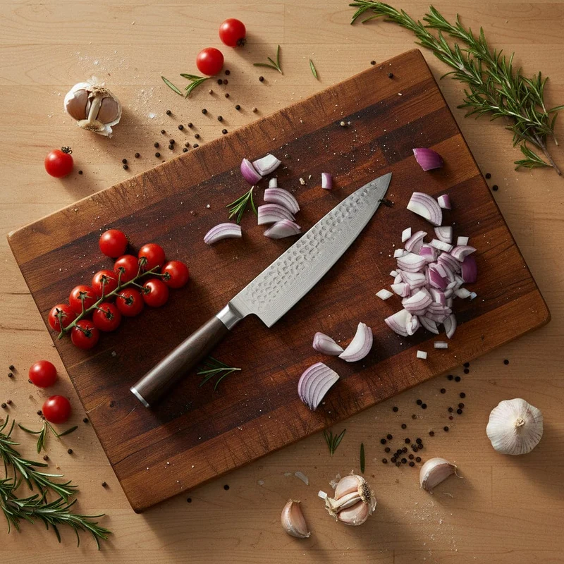 Shinrai Knives - Hammerschlag Damast BR 5-tlg. Messerset