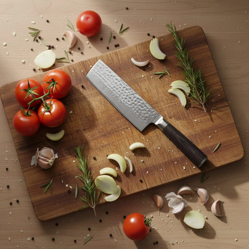 Shinrai Knives - Hammerschlag Damast BR 5-tlg. Messerset