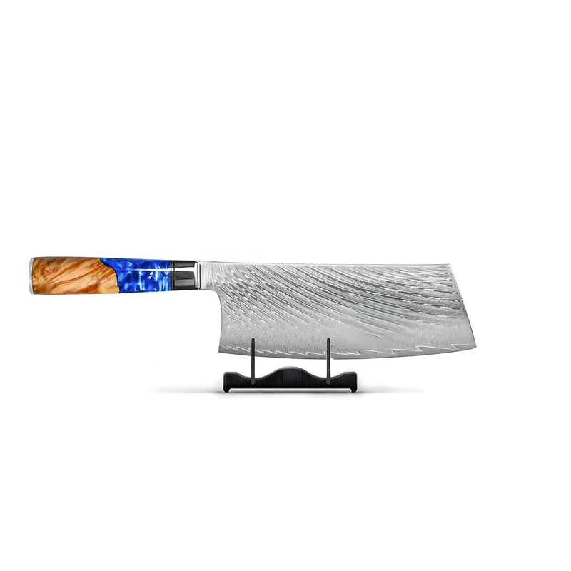 Shinrai Knives - Epoxy Sapphire 6-teiliges Damaszener-Messer-Set