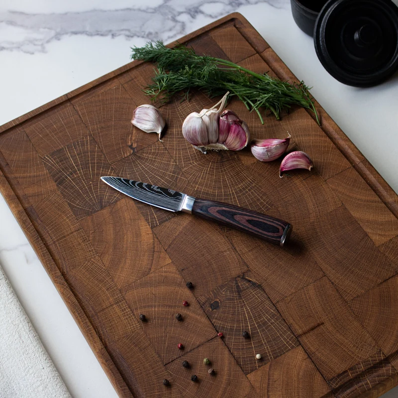 Shinrai Knives - Damastdruck-Serie - Schäler