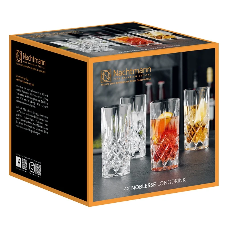 Nachtmann Noblesse Longdrinkglas 375ml 4er Set