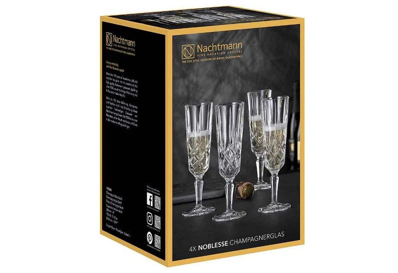 Nachtmann Noblesse Champagnerglas 155ml 4er-Set