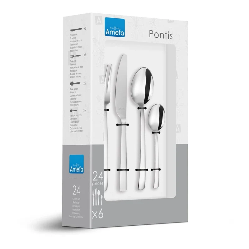 Amefa - Pontis 24-teiliges Besteckset in MM-Basisbox