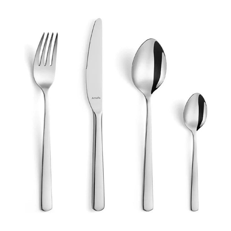 Amefa - Phoenix 24-teiliges Recycling-Besteckset 18/0 in Trend-Kraftkarton