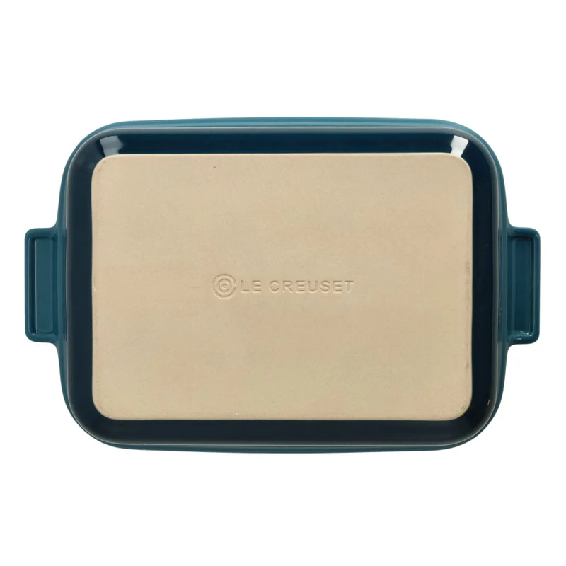 Le Creuset - Rechteckige Auflaufform Deep Teal 32x24cm 3,1l