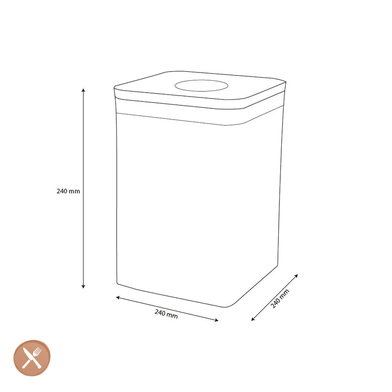 OXO - POP 2.0 Groß, quadratisch, mittel, 4,2 Liter