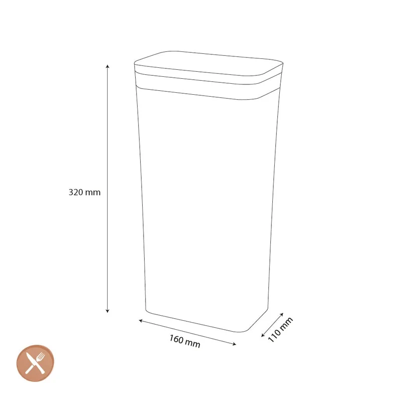 OXO - POP 2.0 Rechteckig hoch, 3,5 Liter