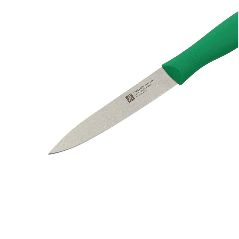 Zwilling - Twin Grip Schäler und Garniermesser 100 mm - grün