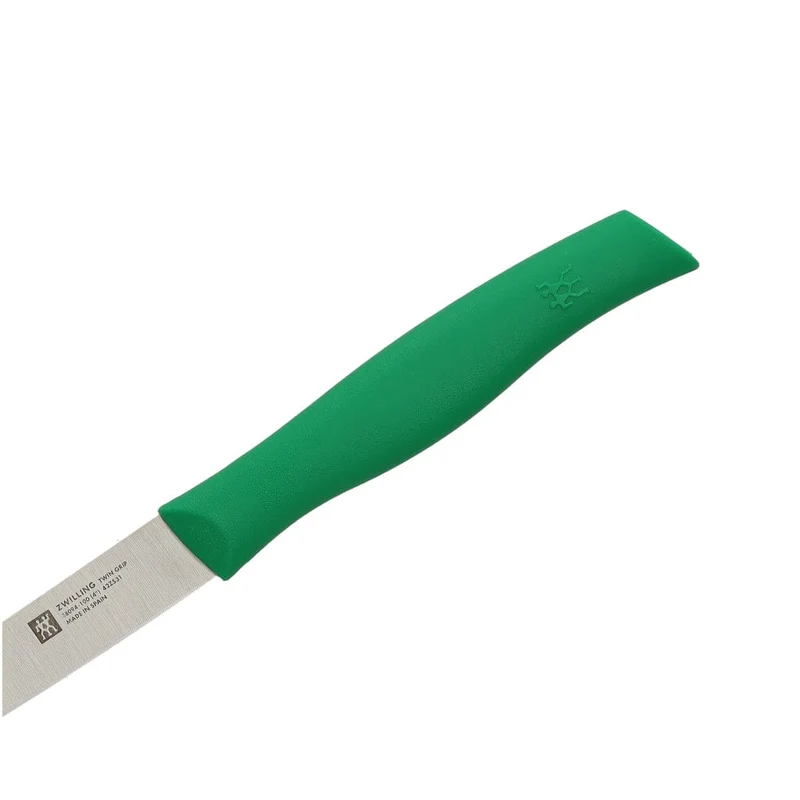 Zwilling - Twin Grip Schäler und Garniermesser 100 mm - grün