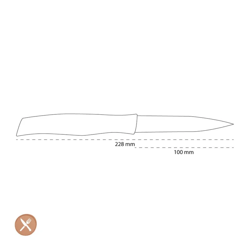 Zwilling - Twin Grip Schäler und Garniermesser 100 mm - grün