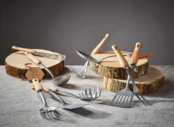 de Buyer Nostalgie Küchenhelfer mit Holzgriff,